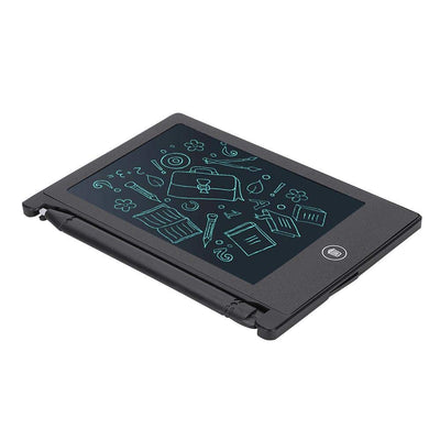 4,5-Zoll-LCD-Schreibtafel, ultradünne Handschrift-Tablette Writing Drawing Notebook LCD-Panel Portable für Kinder Kinder(Schwarz)