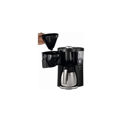 Melitta 1025-15 Look V Therm Perfection Filter-Kaffeemaschine mit Thermo-Kanne, 1080, abnehmbaren Wassertank und Entkalkungsprogramm, 1.25 liters, Weiß