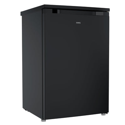 CHIQ CTT107BC Kühlschrank Klein 107 Liter, Höhe 84cm, Tiefe 55cm, Platzbedarf nur 0,3 ㎡, Mikro-Gefrierfach, Vario Box, 7 Temperaturregelstufen, geräuscharm, 87 kWh/Jahr, Schwarz