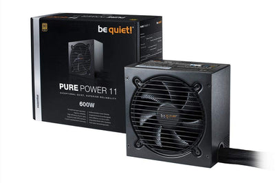 be quiet! Pure Power 11 600W PC-Netzteil, 80PLUS Gold Effizienz, ATX, Schwarz, BN294