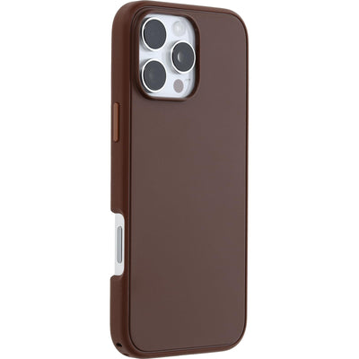 OtterBox Symmetry Series MagSafe Hülle für iPhone 16 Pro Max, stoßfest, sturzsicher, dünne Schutzhülle, 3X mehr Stürze als nach Militärstandard, Braun