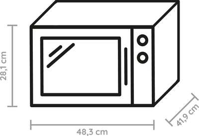 Bauknecht MW 254 SM Grill-Mikrowelle Kombination/ Dampfgarfunktion inkl. Dampfgarbehälter/ 900 W/ 25 L Garraum/ Quartz 1050 W/ AutoClean/ Schmelz-Funktion/ Warmhalte-Funktion