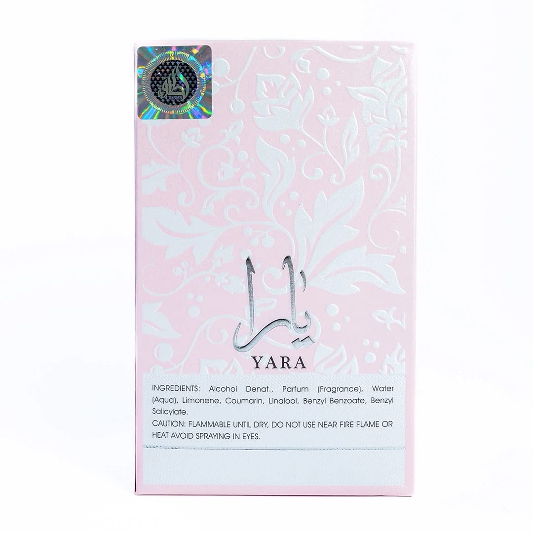 Yara Parfüm für Frauen - Arabische Latafa Old Langzeit - Eau De Toilette 100 ML