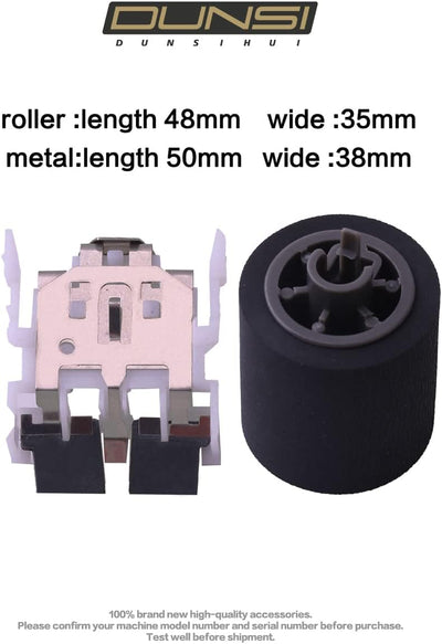 DUNSI PA03586-0001 Verbrauchsmaterial Kit Pick Roller PA03586-0002 Pad Assy Assembly Compatible with Fujitsu S1500 S1500M fi-6110 N1800 Pickup Roller Separation Pad