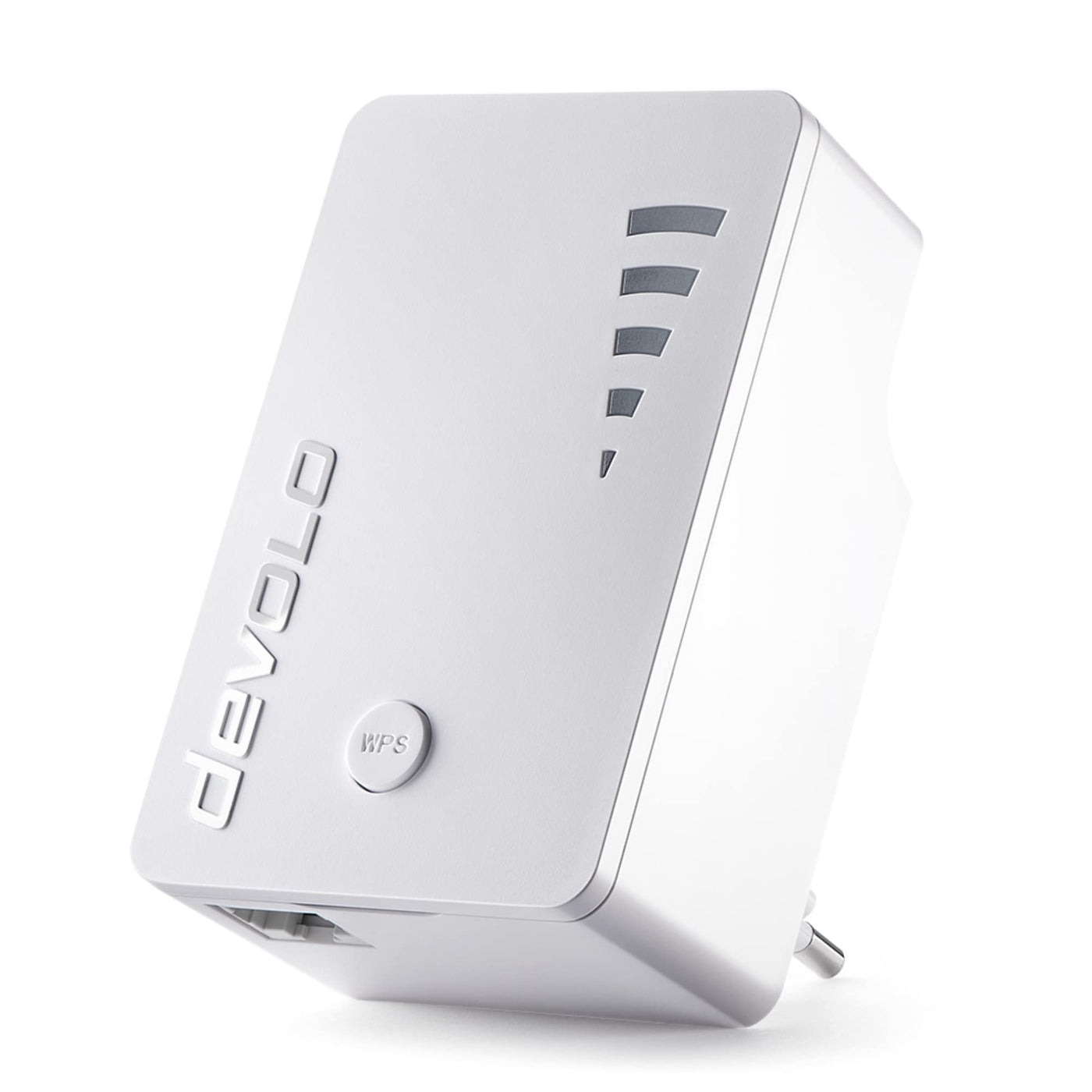 devolo WiFi Repeater ac, WLAN Repeater, bis zu 1.200 Mbit/s, WLAN Verstärker, Access Point, WiFi Extender, 1x Gigabit LAN Anschluss, weiß