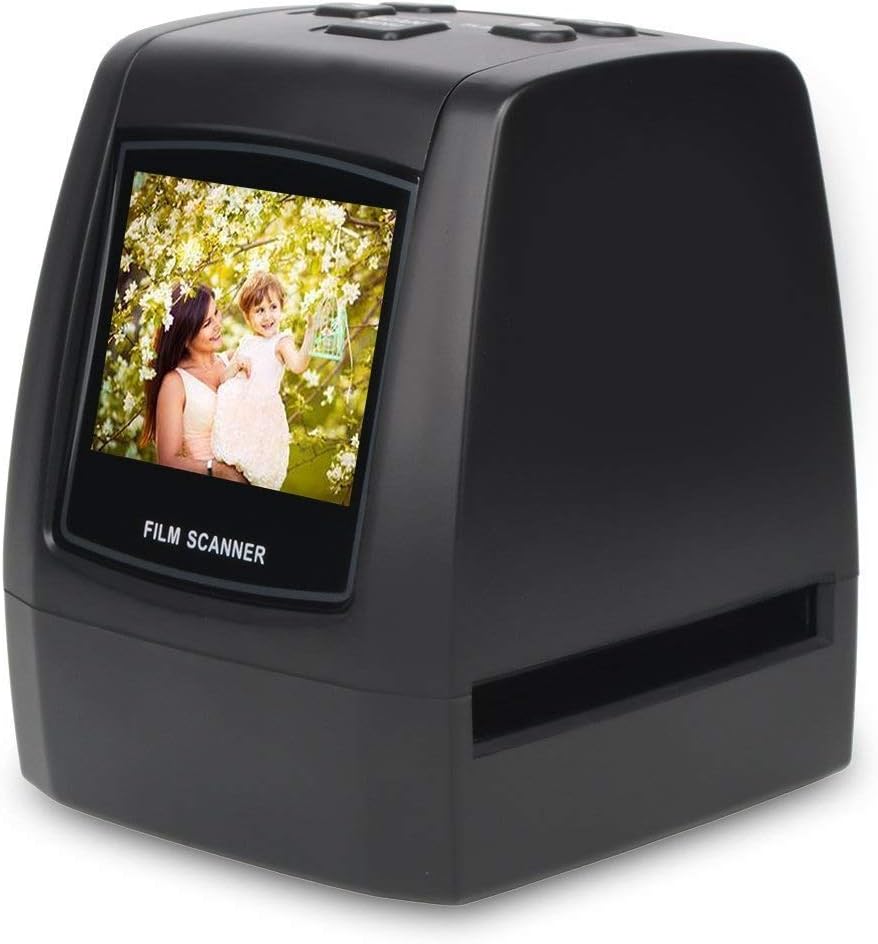 DigitNow!. Dia Film Scanner (Film/Slide, Film in Super 8, 35mm und 110, 126, Anschluss für SD/MMC Karten 126, USB 2.0 Schnittstelle, Wechselstrom, 22MP, CMOS, Schwarz)