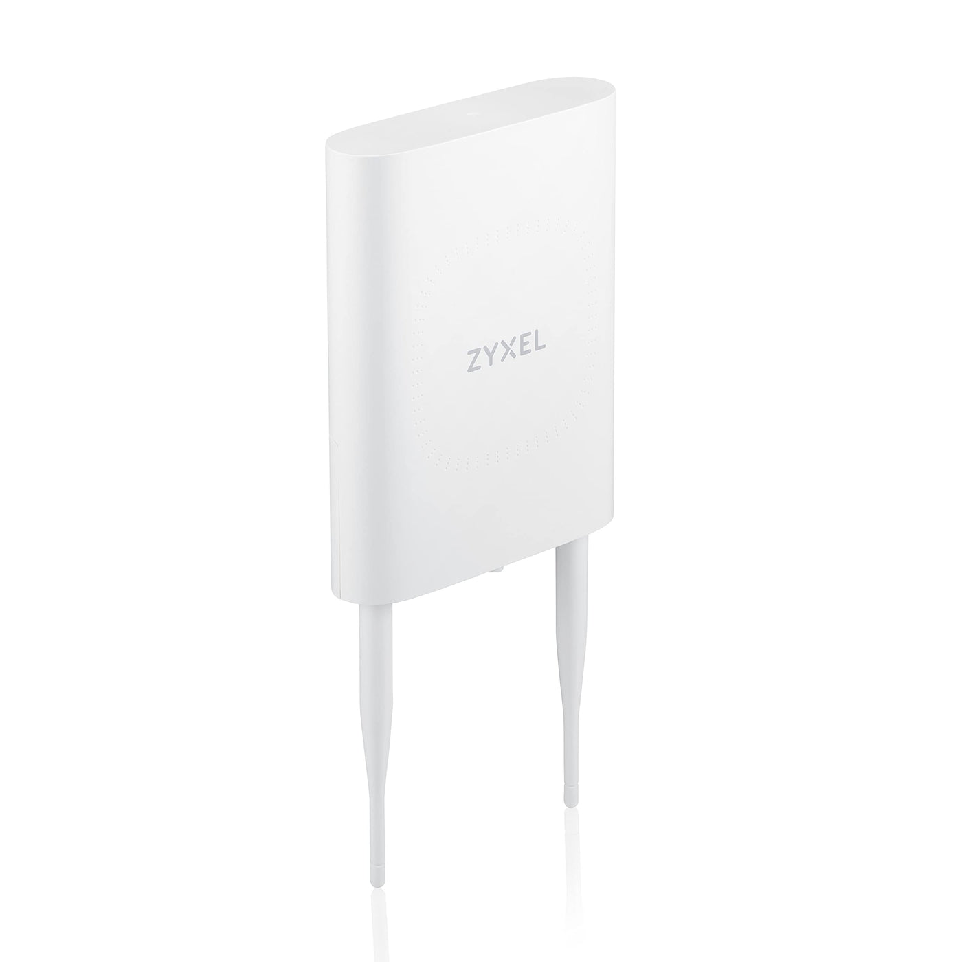 Point d'accès extérieur ZYXEL True WiFi 6 AX1800 (double bande 802.11ax), WiFi pour petites entreprises avec Smart Mesh, protection IP55, injecteur PoE inclus, application/cloud Nebula ou autonome [NWA55AXE