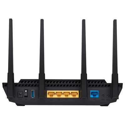 Asus RT-AX58U Router kombinierbarer Router (Tethering als 4G und 5G Router-Ersatz, Ai Mesh WLAN System, WiFi 6 AX3000, Dual-Band, 4x Gigabit LAN, 1.5 GHz TC CPU, AiProtection, USB 3.0, 160 MHz)