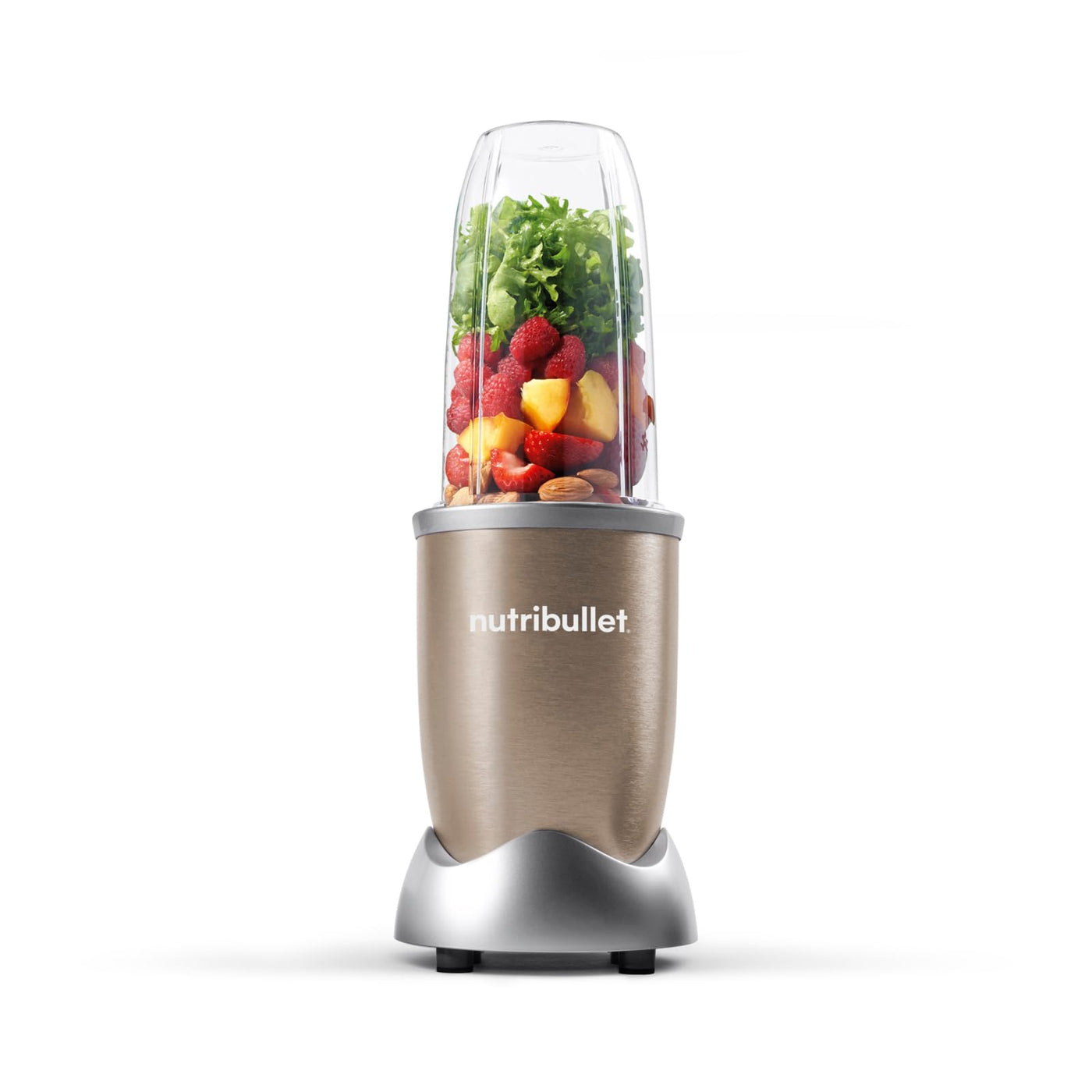 nutribullet Pro, 900 Watt Leistung, Einfach und schnell in der Anwendung, Kompakt, Leicht zu reinigen, Mit 700 ml Becher, Smoothiemixer, Smoothie Maker, Elektrischer Mixer, NB904CP