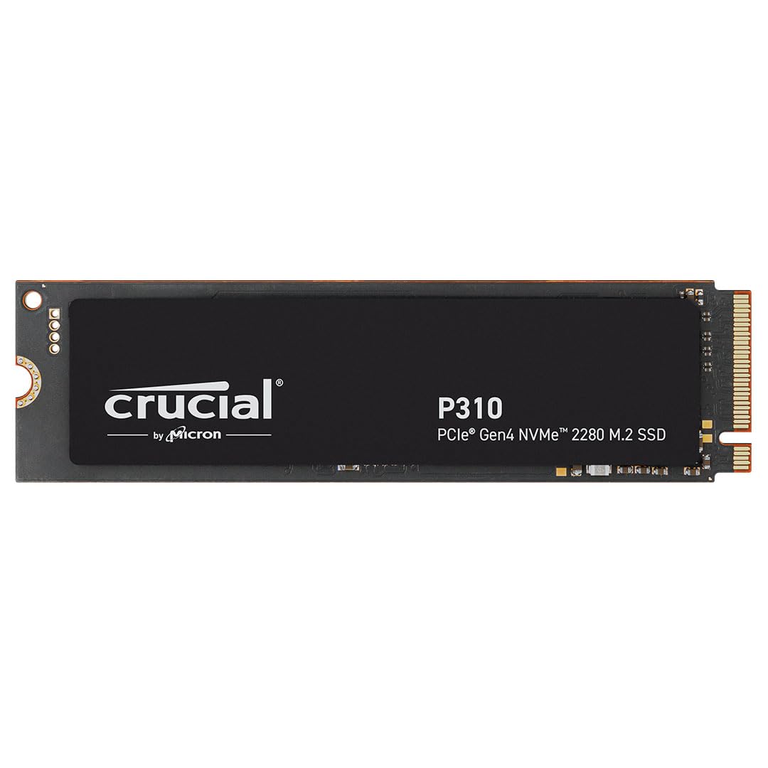 Crucial P310 SSD 500GB M.2 2280 PCIe Gen4 NVMe Interne SSD, bis 6.600 MB/s, Gaming für Laptop und Desktop PC, SSD Festplatte - CT500P310SSD801 (Acronis Edition)