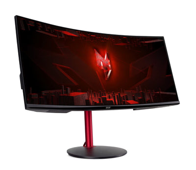 Acer Nitro XZ342CUP Gaming Monitor 34 Zoll (86cm Bildschirm) QHD, 165Hz DP, 100Hz HDMI, 1ms (VRB), 2xHDMI 2.0, DP 1.4, Curved, höhenverstellbar, DP/HDMI FreeSync Premium