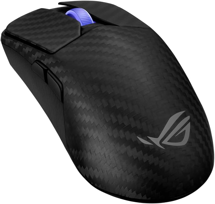 ASUS ROG Harpe Ace Extreme kabellose ESport Gaming Maus (47 Gramm, optischer Sensor ROG AimPoint Pro, 42.000 dpi, optische ROG Micro Switches, Glasmausfüße, ROG Polling Rate Booster 8.000 Hz, schwarz)