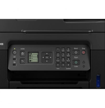 Canon PIXMA G4570 MegaTank 4in1 Multifunktionsgerät DIN A4 (Scanner, Kopierer, Drucker, Fax, ADF, Farbtintenstrahldrucker, USB, WLAN, Print App, Cloud, LC Display), schwarz/grau