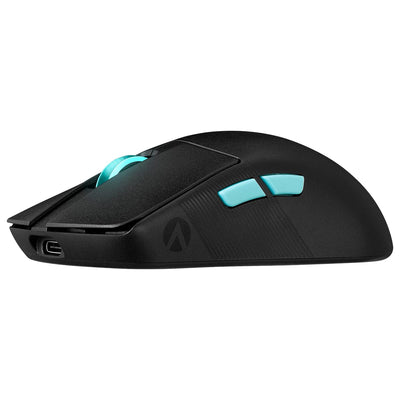 ASUS ROG Harpe Ace Aim Lab Edition RGB Gaming Maus (wireless, 2,4 GHz RF, Bluetooth, USB, optischer ROG AimPoint-Sensor 36.000 dpi, ROG Micro Switches, fünf programmierbare Tasten, Synergieprofil)