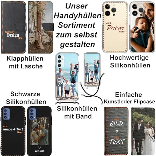 CoverHeld iPhone 16 Handyhülle selbst gestalten aus Silikon Hülle schwarz mit deinem Bild/Design personaliseren und einzigartig Machen - Schwarze Silikonhülle