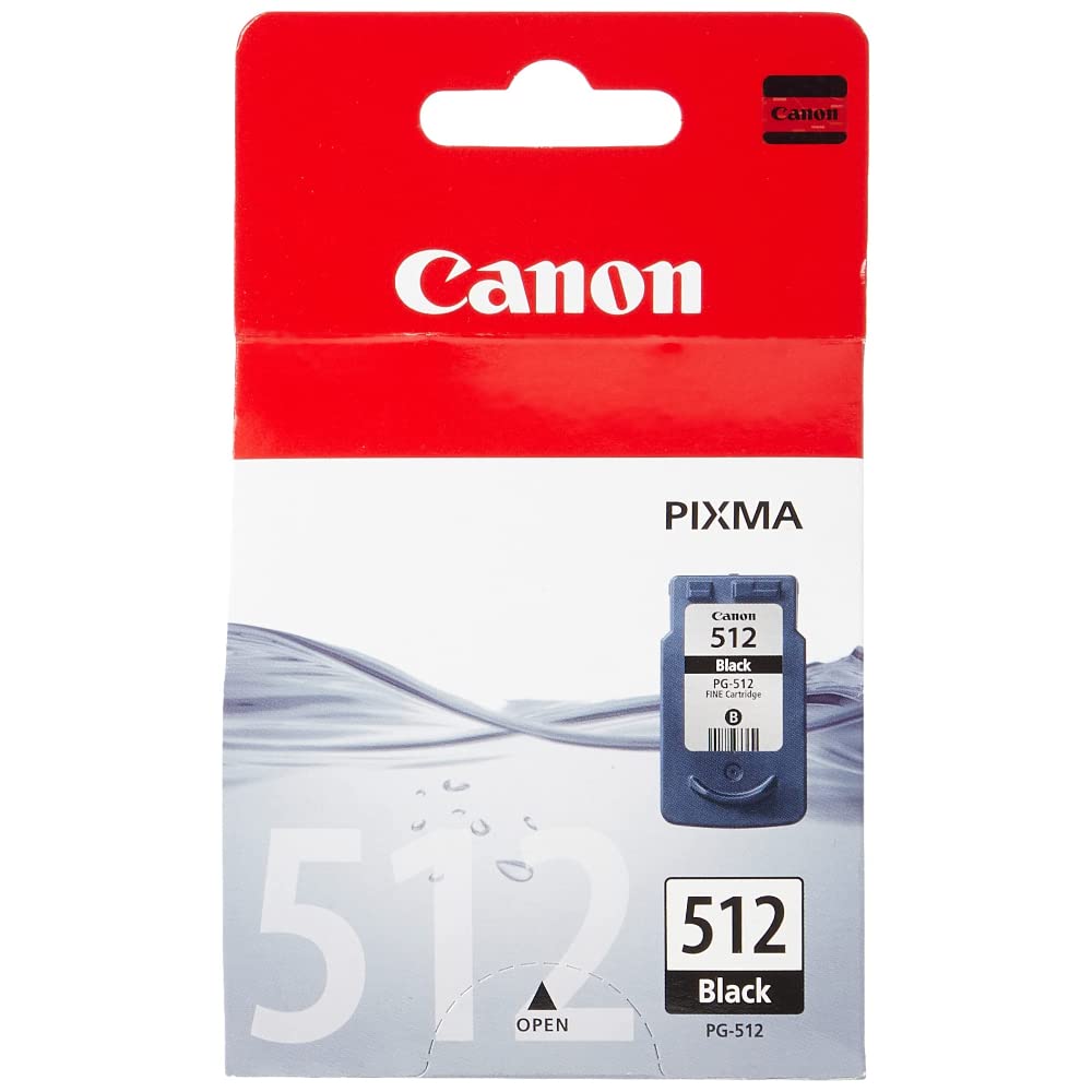 Canon Originaltinte PG-512, Größe Standard, Schwarz, Recyclebare Verpackung