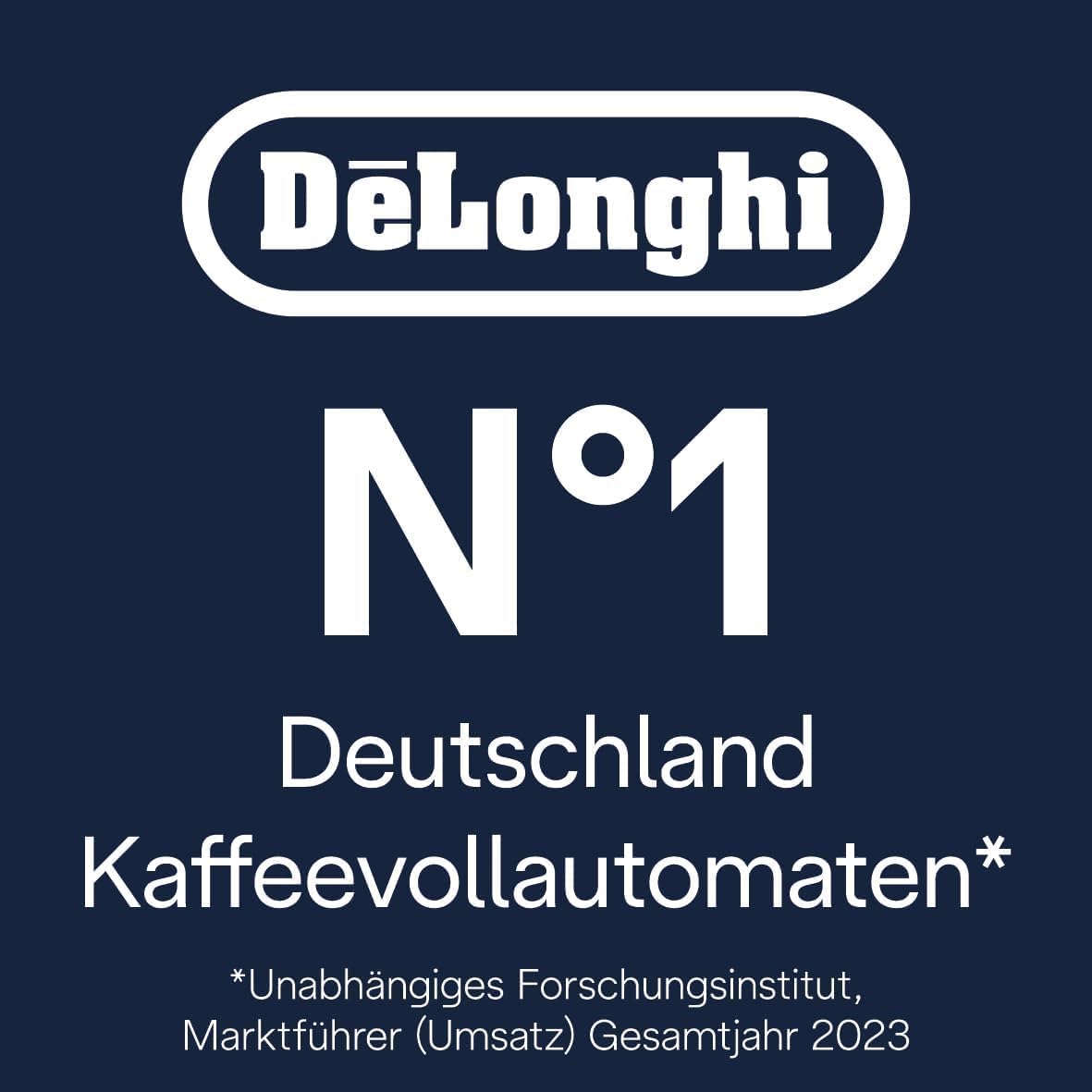 De'Longhi Rivelia EXAM440.35.BG Kaffeevollautomat mit Milchaufschäumdüse, Wechselbarer Bohnenbehälter, 8 Kaffeegetränke auf Knopfdruck, Extra-Shot-Funktion, 3,5" Touch-Display, Beige