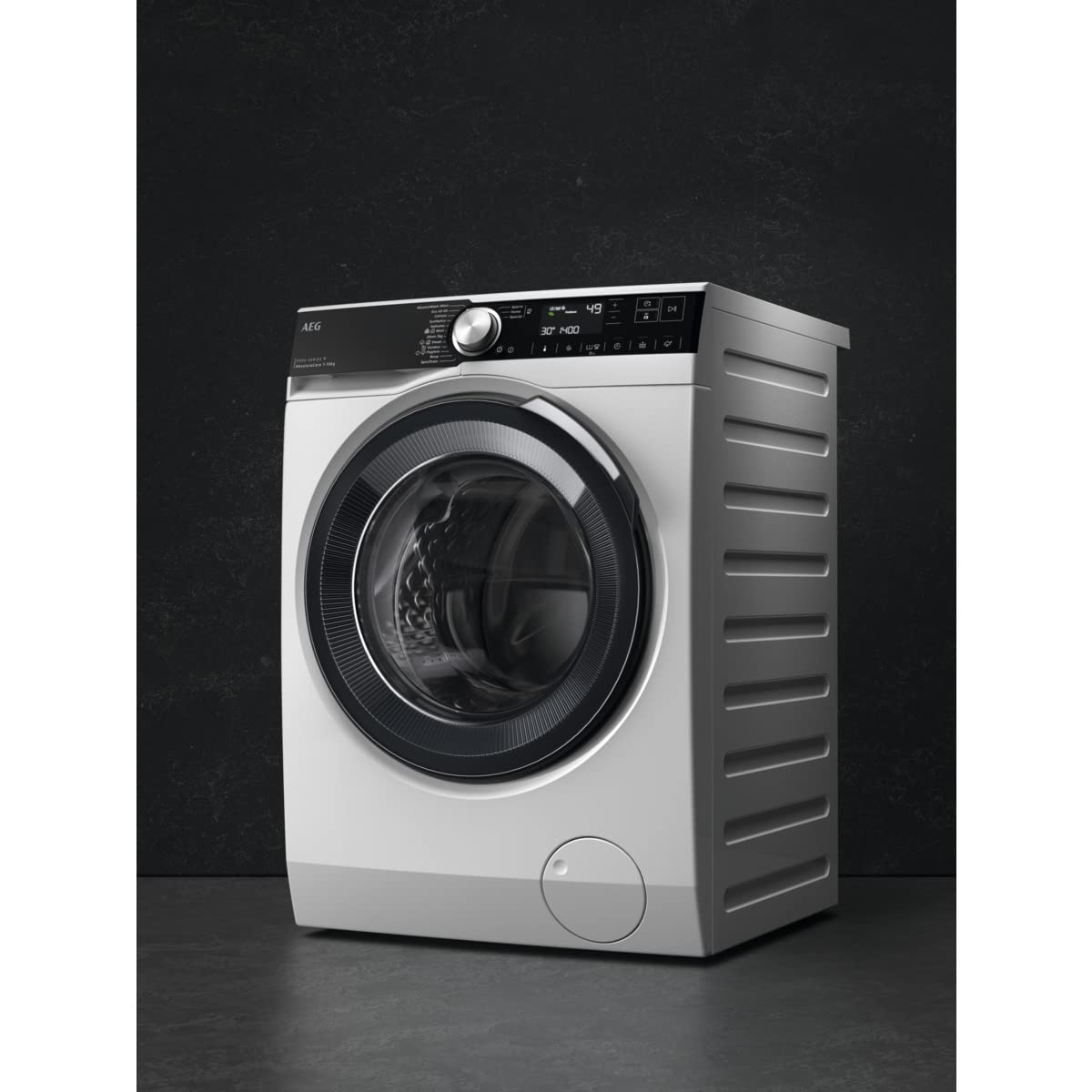 AEG LR9W80600 WiFi Waschmaschine / Serie 9000 mit AbsoluteCare / Wasservorenthärtung / Auffrischfunktion / 10 kg / Mengenautomatik / Nachlegefunktion / Kindersicherung / Wasserstopp / 1600 U/min