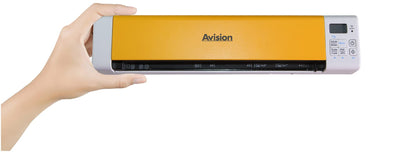 Avision Meta 20 Mobiler Scanner| DIN A4 | Ideal für Papier, Plastikausweise, Fotos | USB 2.0 | WLAN | Scan-Geschw. 8 sec. | 600dpi | Twain | ButtonManager | Akku | 32GB SD Karte