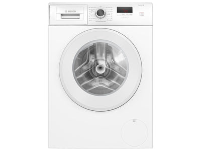 Bosch WGE02420, Serie 2, Frontlader Waschmaschine, 7 kg, 1400 UpM, SpeedPerfect, Maximale Energie- und Wasserersparnis, Nachlegefunktion, besonders hygienisch, AquaStop