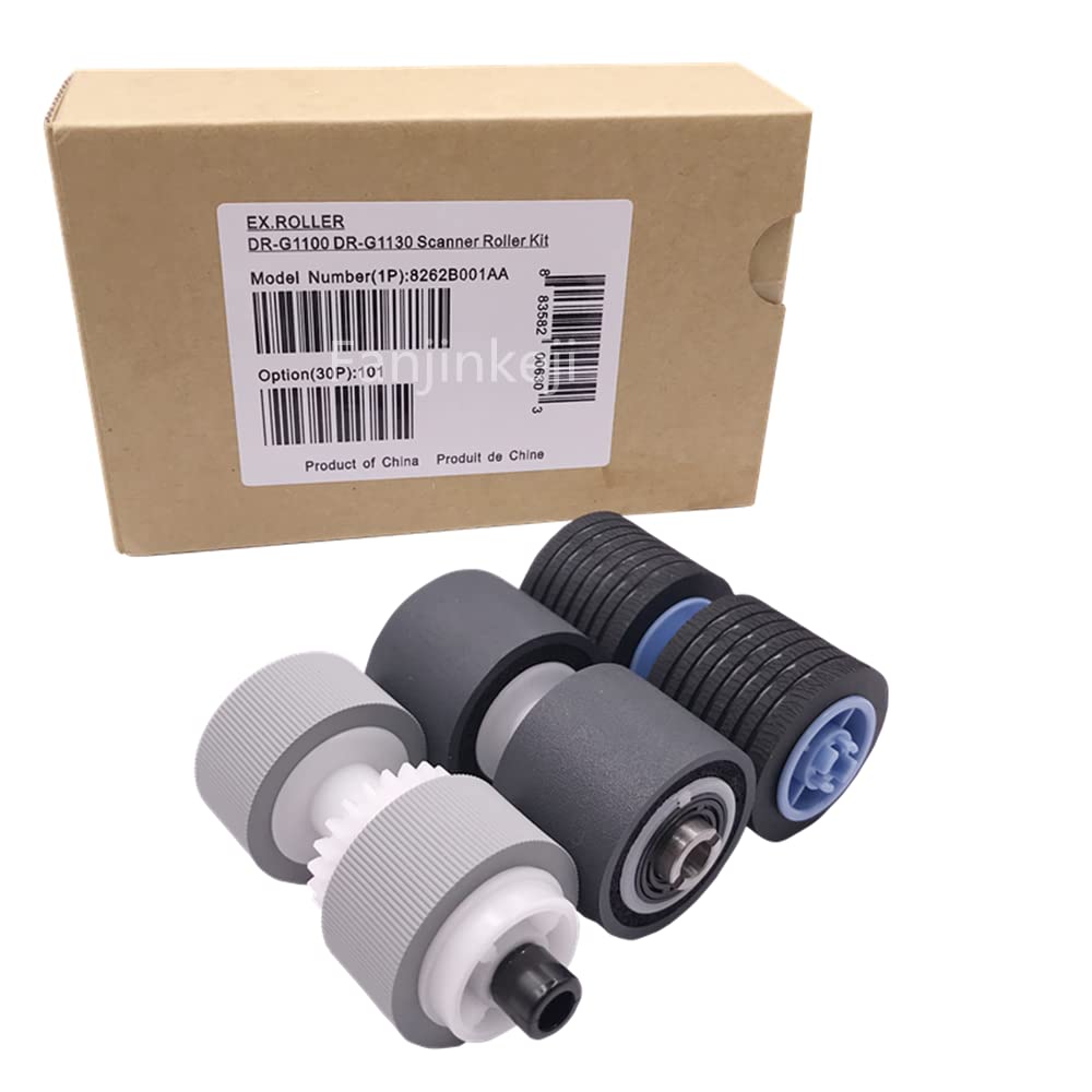 Fanjinkeji 1 Set 8262B001AA Scanner Pick Up Roller Kit für Canon DR-G1100 DR-G1130 DR G1100 Roller Kit