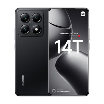 Xiaomi 14T Pro, 5G Smartphone, 12+512GB Handy ohne Vertrag, 144Hz 6.67'' AI Display, Leica Kamera, MediaTek Dimensity 9300+, 5000mAh, 120W HyperCharge, Dual-SIM, Black