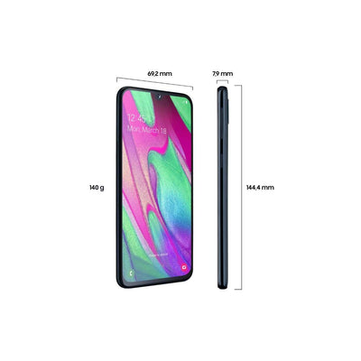 Samsung Galaxy A40 Smartphone (15.0cm (5.9 Zoll) 64GB interner Speicher, 4GB RAM, Dual SIM, schwarz) - Deutsche Version