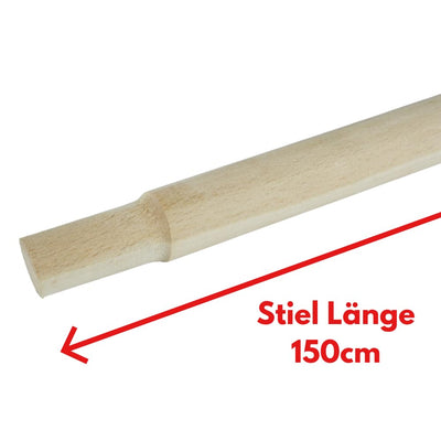 Generisch Saalbesen Besen mit Stiel 150 cm Zimmerbesen Holzbesen Kehrbesen (60 cm mit Stiel)