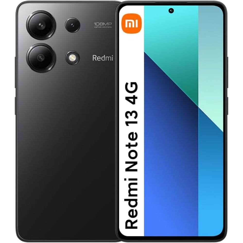 Xiaomi Redmi Note 13 4G Smartphone débloqué 8+256 Go Écran AMOLED 6,67" 120 Hz Triple caméra 108 MP Processeur Snapdragon 685 Batterie 5000 mAh Charge rapide 33 W (vert)