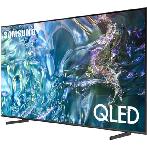 Samsung QLED 4K Q60D 55 Zoll Fernseher TV mit Quantum Prozessor Lite 4K, 100% Farbvolumen, 4K Upscaling, Tizen OS, Smart TV, QE55Q60D, [2024]