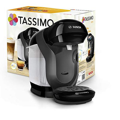 Bosch Tassimo Style Kapselmaschine TAS1102 Kaffeemaschine by, 70 Getränke, vollautomatisch, geeignet für alle Tassen, platzsparend, 1400 W, schwarz