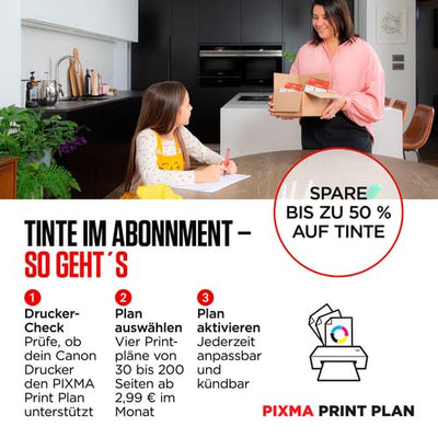 PIXMA TS7451i 3-in-1 WLAN-Drucker fürs Homeoffice, Kopierer und Scanner – PIXMA Print Plan kompatibel – Drucken von Randlosfotos – kabelloses Drucken/Scannen via Cloud und Smartphone (Weiß)