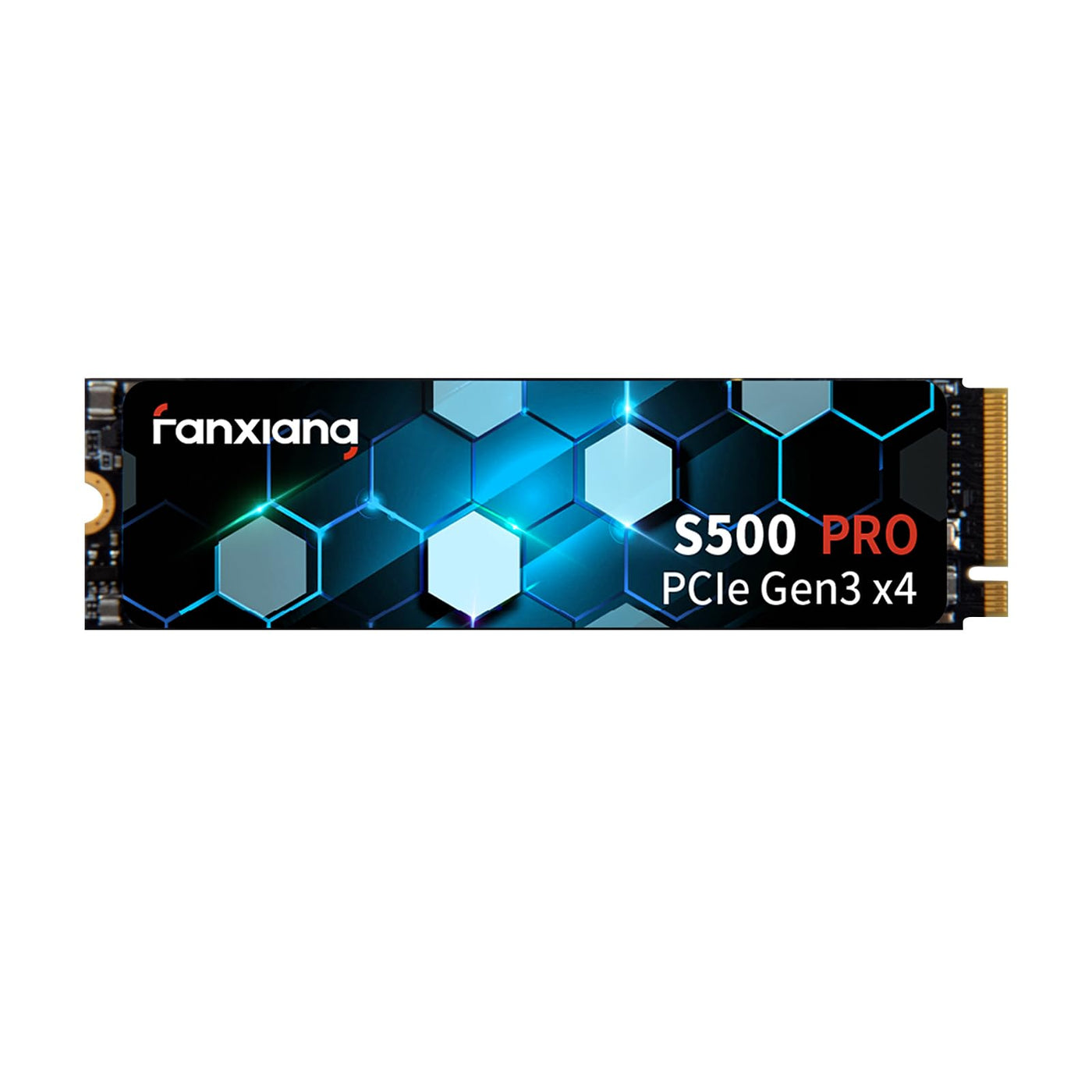 fanxiang M.2 SSD 512GB Interne NVMe SSD Festplatte PCIe 3.0, 3500MB/s Lesen, 3000MB/s Schreiben, SSD M.2 2280 mit SLC Cache, Kompatibel mit Laptop, Notebook und Desktop (S500Pro)