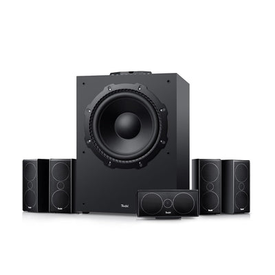 Teufel CONSONO 35 Concept Power Edition - 5.1 Surround Soundsystem, Komplettsystem Heimkino mit integriertem AV-Receiver, Bluetooth, Dolby Audio, USB-C-Soundkartenfunktion, HDMI ARC CEC - weiß