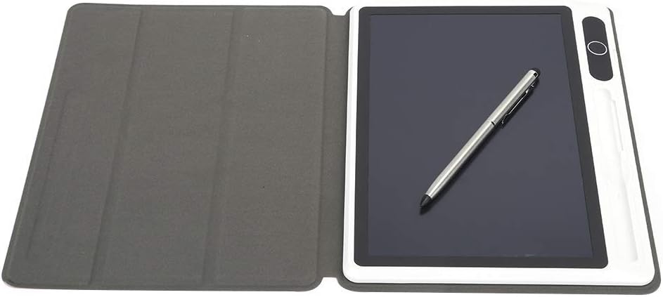 10-Zoll-LCD-Tablet-Handbemalungswerkzeug für elektronische Notizblöcke Garantierte Qualität High-Tech-Laminiertechnologie für tägliche(Black (with leather case))