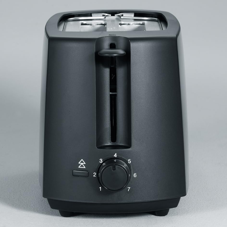 SEVERIN Automatik-Toaster, Toaster mit Brötchenaufsatz, hochwertiger Toaster mit Krümelschublade und 700 W Leistung, schwarz, AT 2287