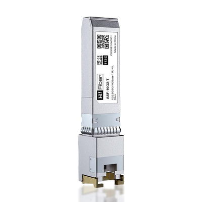 10GBASE-T SFP+ Transceiver 30 meters, SFP+ zu RJ45, 10G SFP+ zu Ethernet Modul Kompatibel mit Cisco SFP-10G-T-S, MA-SFP-10GB-T, Ubiquiti UniFi UF-RJ45-10G, Mikrotik S+RJ10, Netgear AXM765...