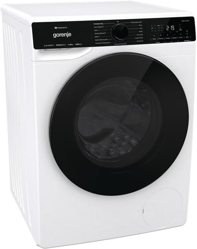 Gorenje WPNA 14 ATSWIFI3 Waschmaschine, 10kg, WiFi, EEK A, Made in Europe, Inverter PowerDrive Motor, 1400 U/min, 15 Programme, AquaStop, SteamTech, Schnellprogramm, weiß