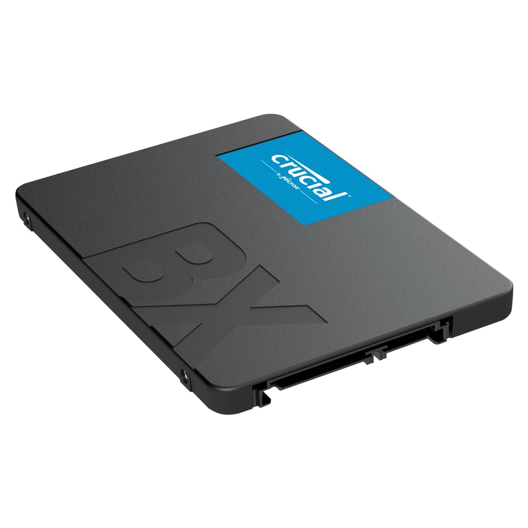 Crucial BX500 SATA SSD 1TB, 2,5" Interne SSD Festplatte, bis zu 540MB/s, 1TB SSD kompatibel mit Laptop und Desktop (PC), 3D NAND, Dynamische Schreibbeschleunigung - CT1000BX500SSD101