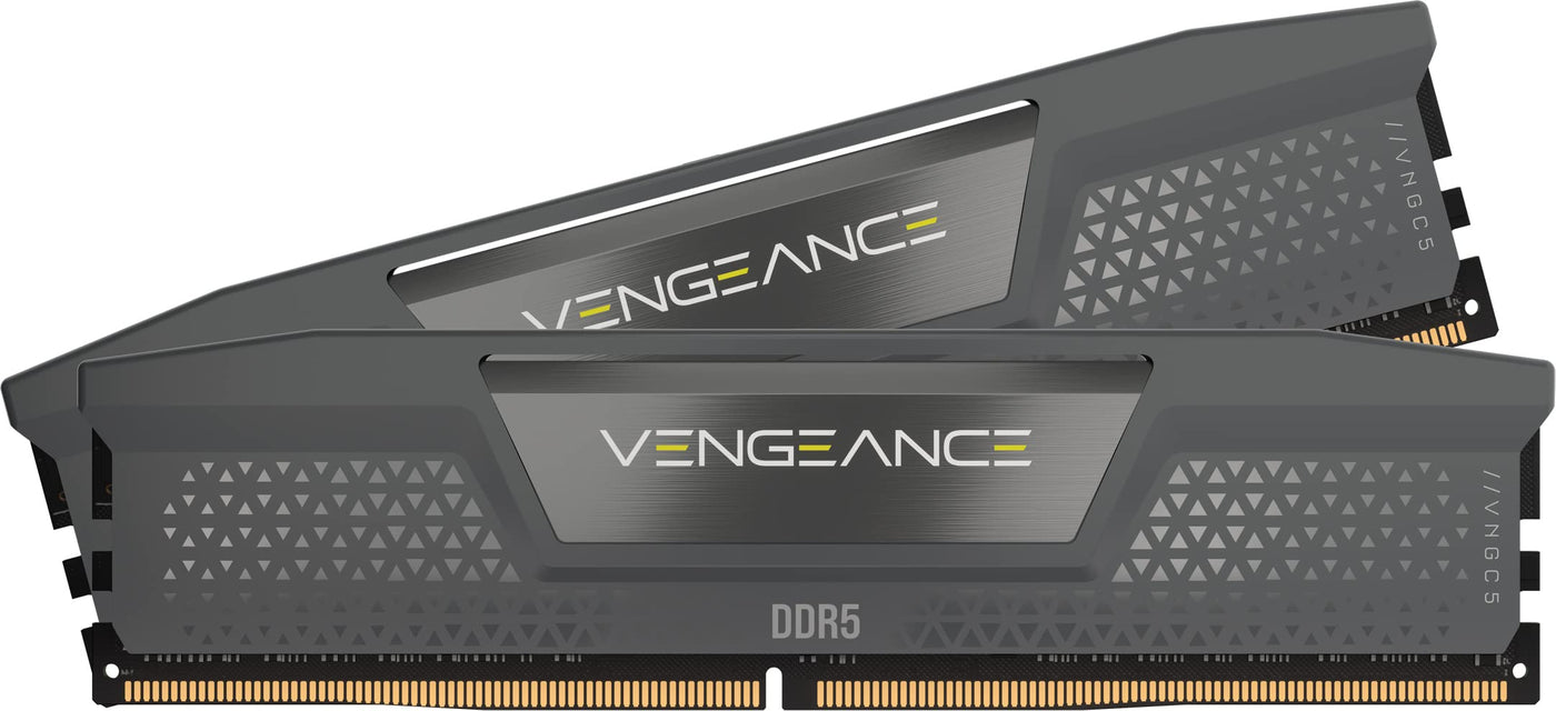 CORSAIR Vengeance DDR5 32GB (2x16GB) DDR5 6000MHz CL36 AMD Expo Intel XMP iCUE Kompatibler Computerspeicher - Grau (CMK32GX5M2E6000Z36)