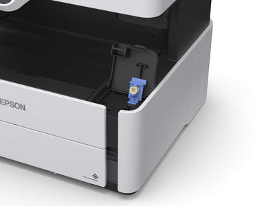 Epson EcoTank ET-M2170 nachfüllbarer 3-in-1-Schwarzweißdrucker (Scanner, Kopierer, DIN A4, Duplex, USB 2.0, Wi-Fi, Ethernet) großer Tintenbehälter, hohe Reichweite, niedrige Seitenkosten