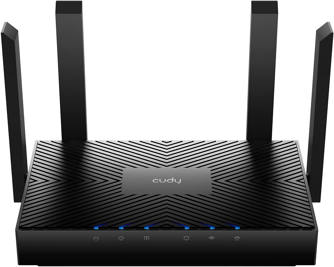 Cudy WR3000 AX3000 Dual Band Wi-Fi 6 Maschen-Router, 160MHz, Mu-Mimo, Ofdma, WireGuard, OpenVPN, Wpa3