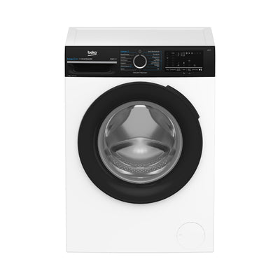 Beko BM3WFU4841W Waschvollautomat, Waschmaschine, 8 kg, EnergySpin, Schleuderwahl 1400 U/min, Dampffunktion, allergikergeeignet, Nachlegefunktion, AquaWave Schontrommel, Weiß