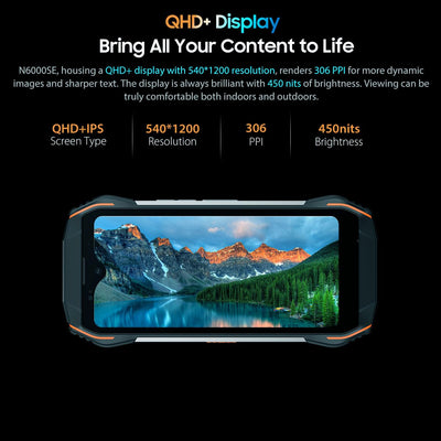 Blackview N6000SE Mini Outdoor Smartphone ohne Vertrag, 12GB+128GB Android 13 Handys, 4,3" HD+ IP68 Wasserdicht Rugged Handys, 3700mAh, 4G LTE Outdoor Handy ohne vertrag, NFC OTG GPS FM, Grün