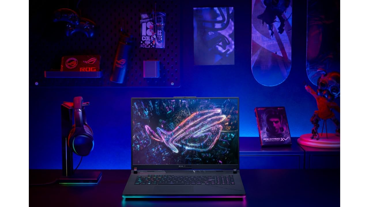 ASUS ROG Strix G16 Laptop | 16" Full-HD 165Hz/7ms 16:10 IPS Display | Intel Core i9-13980HX | 16 GB RAM | 1 TB SSD | NVIDIA RTX 4070 | Windows 11 | QWERTZ Tastatur mit 4-Zonen RGB | Eclipse Gray