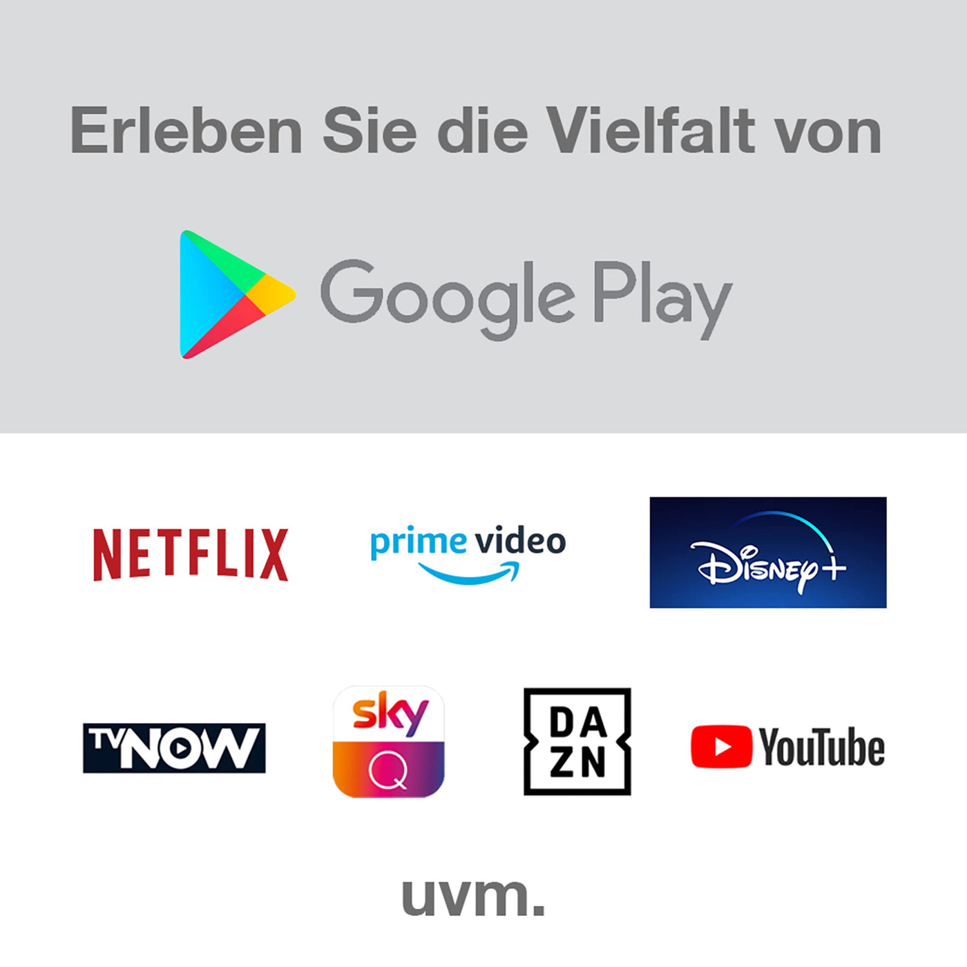 Téléviseur Android 55 pouces Telefunken (Smart TV 4K UHD, HDR Dolby Vision, Triple Tuner, Dolby Atmos) XU55AN754M