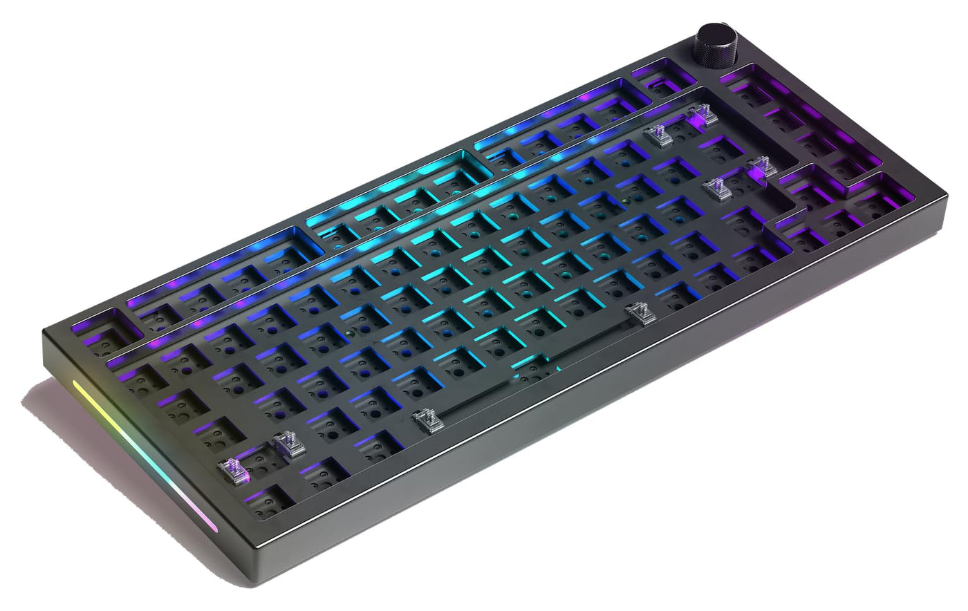 Glorious PC Gaming Race GMMK Pro Black Slate 75% TKL Tastatur - Barebone, ANSI-Layout, schwarz