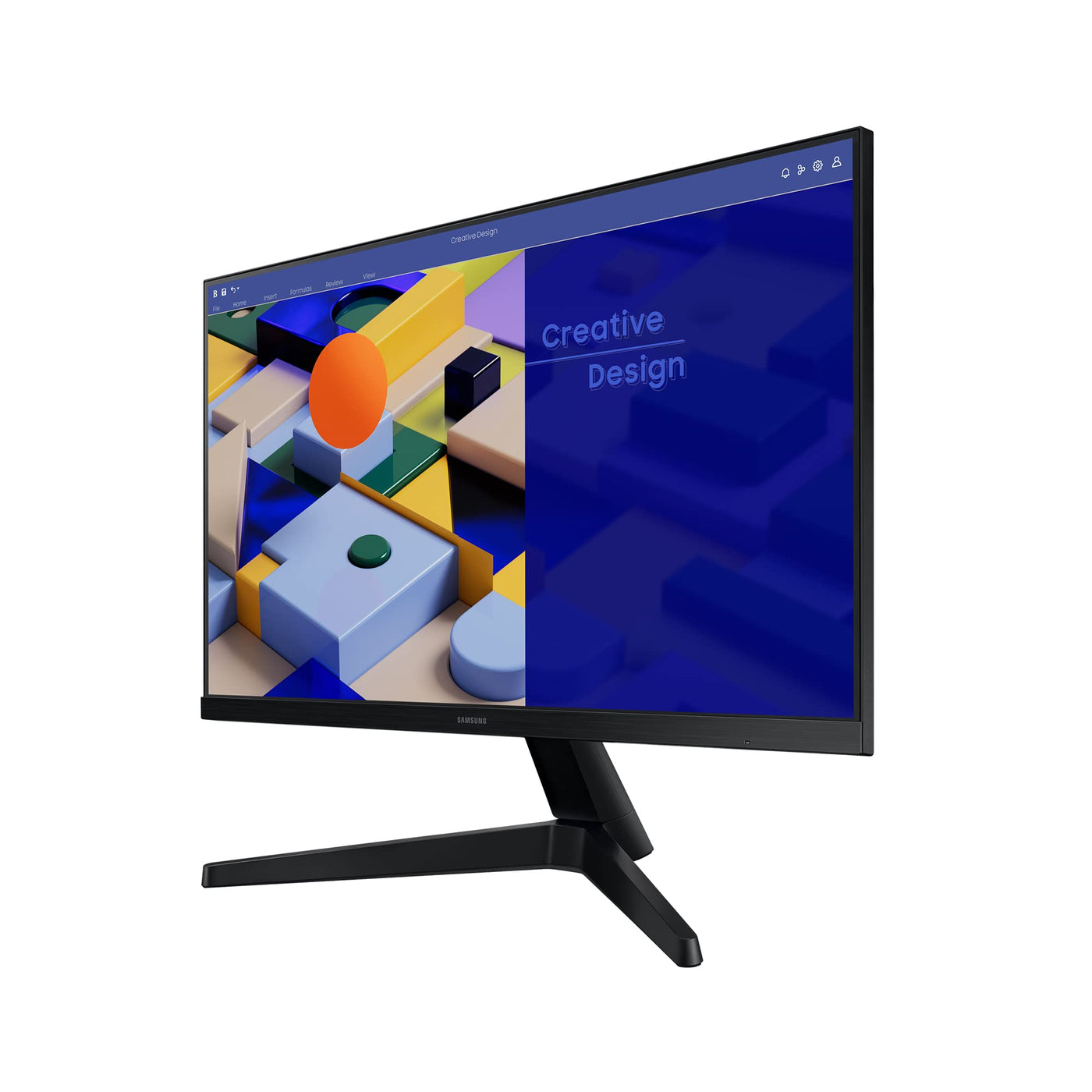 Moniteur Samsung S31C Essential S27C314EAU, 27 pouces, dalle IPS, résolution Full HD, Eco Saving Plus, AMD FreeSync, temps de réponse de 5 ms, taux de rafraîchissement 75 Hz, noir