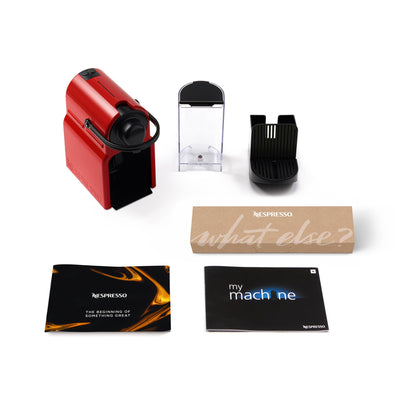 Nespresso Krups Inissia XN1001 Kapselmaschine | kurze Aufheizzeit | kompaktes Format | Kaffeemenge einstellbar | Direktwahltaste | automatischer Kapselauswurf | 0.7 L | 34.2 x 19.1 x 32.7 cm | Weiß