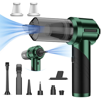 Handstaubsauger Autostaubsauger Elektrische Staubgebläse 4 in 1 20000PA Auto Staubsauger Extra Stark mit Akku,6000mAh Autostaubsauger 2 Stufen für Nass/Trocken, Haus, Büro,Tierhaare (Splitter)